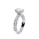 Verragio Pave Oval Engagement Ring