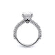 Verragio Pave Oval Engagement Ring