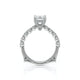 Verragio Halo Emerald Engagement Ring