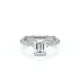 Verragio Halo Emerald Engagement Ring