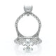 Verragio Halo Oval Engagement Ring