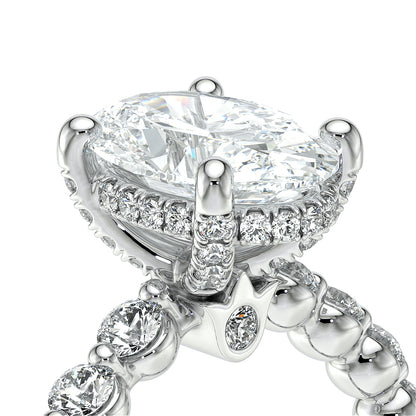 Verragio Halo Oval Engagement Ring
