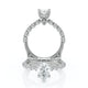 Verragio Halo Pear Engagement Ring
