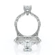 Verragio Halo Emerald Engagement Ring