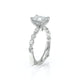 Verragio Halo Emerald Engagement Ring