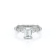 Verragio Halo Emerald Engagement Ring