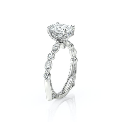 Verragio Halo Oval Engagement Ring