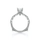 Verragio Halo Pear Engagement Ring