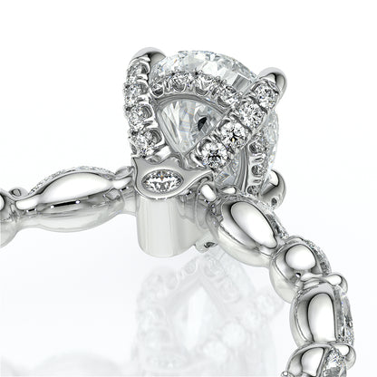 Verragio Halo Pear Engagement Ring