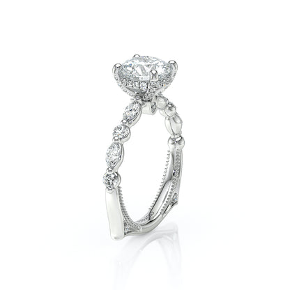 Verragio Halo Round Engagement Ring