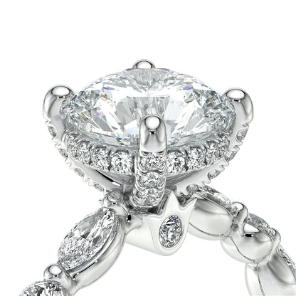 Verragio Halo Round Engagement Ring