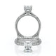 Verragio Halo Emerald Engagement Ring