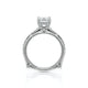 Verragio Halo Emerald Engagement Ring