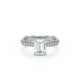 Verragio Halo Emerald Engagement Ring