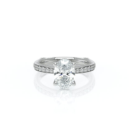 Verragio Halo Oval Engagement Ring