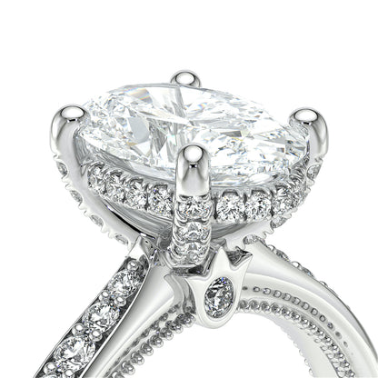 Verragio Halo Oval Engagement Ring