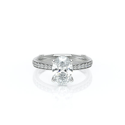 Verragio Halo Oval Engagement Ring