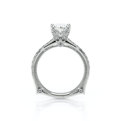 Verragio Halo Pear Engagement Ring