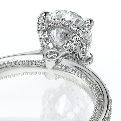 Verragio Halo Pear Engagement Ring