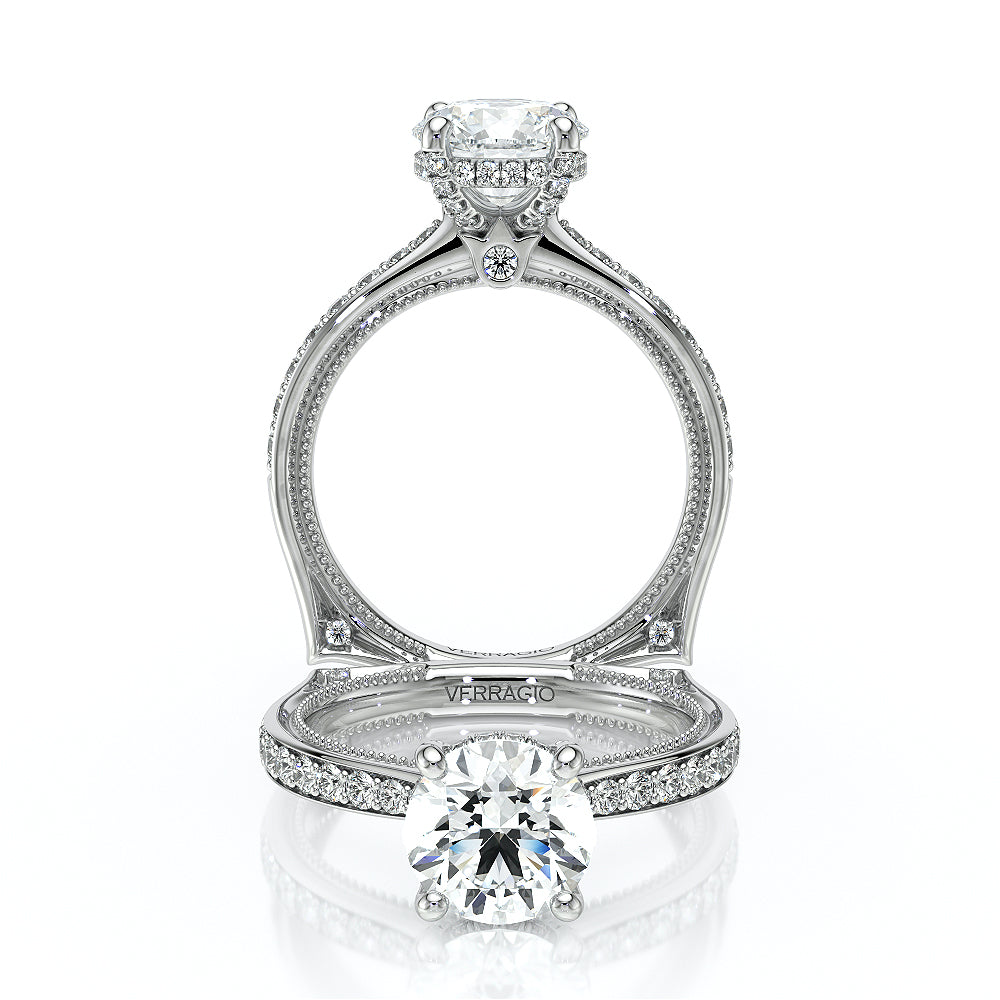 Verragio Halo Round Engagement Ring