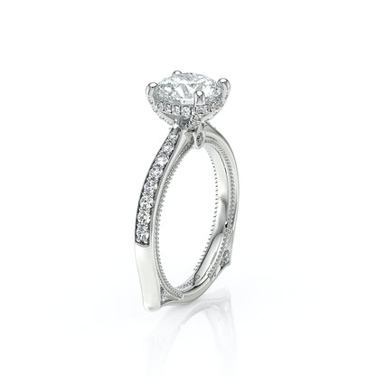 Verragio Halo Round Engagement Ring