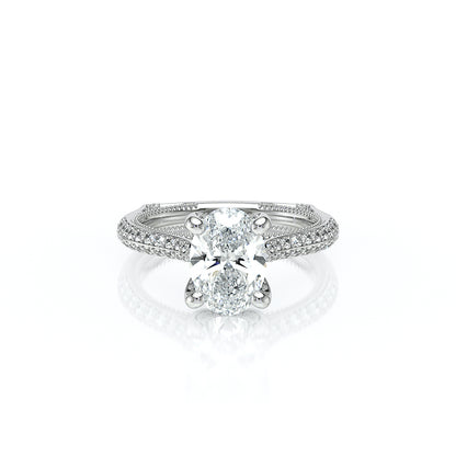 Verragio Halo Oval Engagement Ring