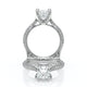 Verragio Halo Princess Engagement Ring