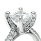 Verragio Halo Princess Engagement Ring