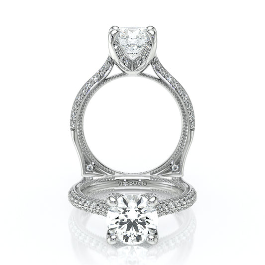Verragio Halo Round Engagement Ring