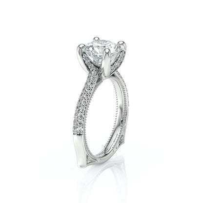 Verragio Halo Round Engagement Ring