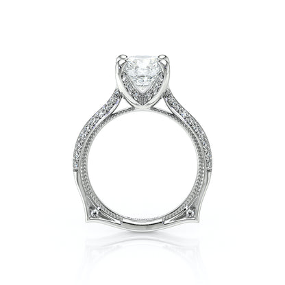 Verragio Halo Round Engagement Ring