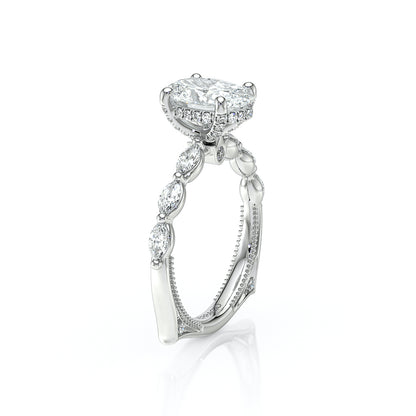 Verragio Halo Oval Engagement Ring
