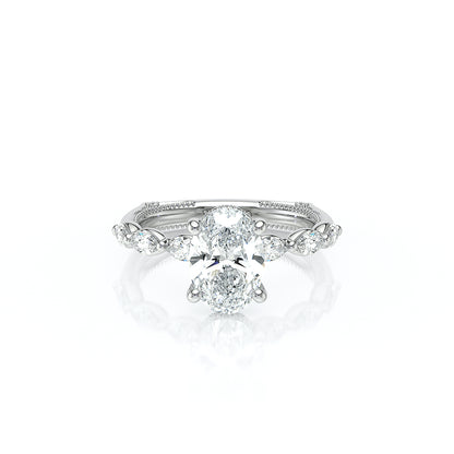 Verragio Halo Oval Engagement Ring