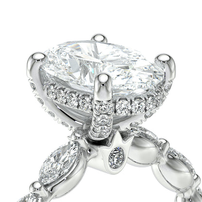 Verragio Halo Oval Engagement Ring