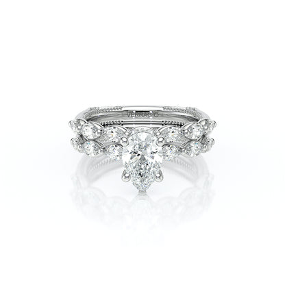 Verragio Halo Pear Engagement Ring