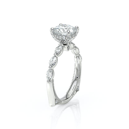 Verragio Halo Round Engagement Ring