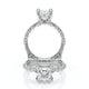 Verragio Halo Princess Engagement Ring