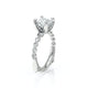 Verragio Halo Princess Engagement Ring
