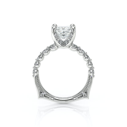 Verragio Halo Princess Engagement Ring
