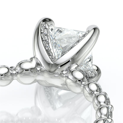 Verragio Halo Princess Engagement Ring
