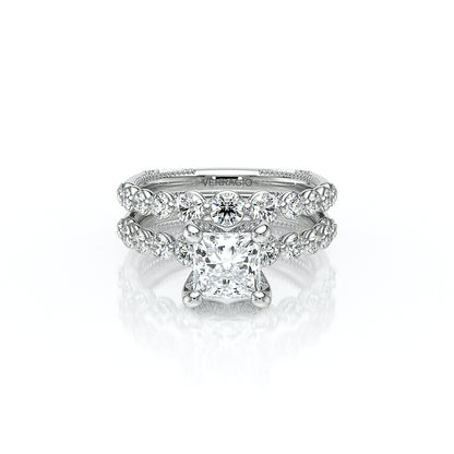Verragio Halo Princess Engagement Ring