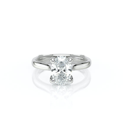 Verragio Halo Oval Engagement Ring