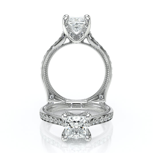 Verragio Halo Princess Engagement Ring