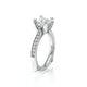 Verragio Halo Princess Engagement Ring