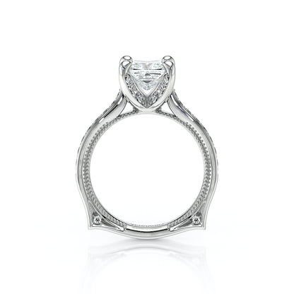 Verragio Halo Princess Engagement Ring