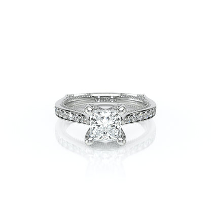 Verragio Halo Princess Engagement Ring