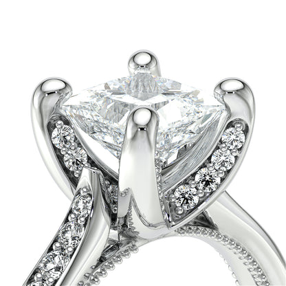 Verragio Halo Princess Engagement Ring