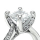 Verragio Halo Princess Engagement Ring