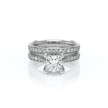 Verragio Halo Princess Engagement Ring