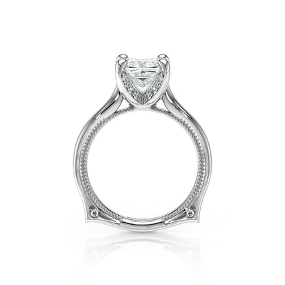 Verragio Halo Princess Engagement Ring
